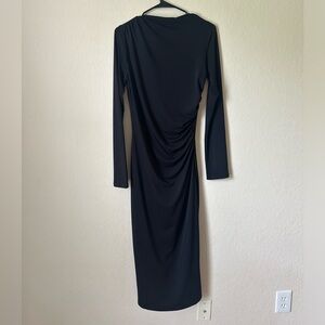 Elegant Black Long Sleeve Dress